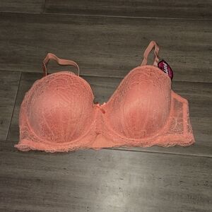 Lace Coral Bra